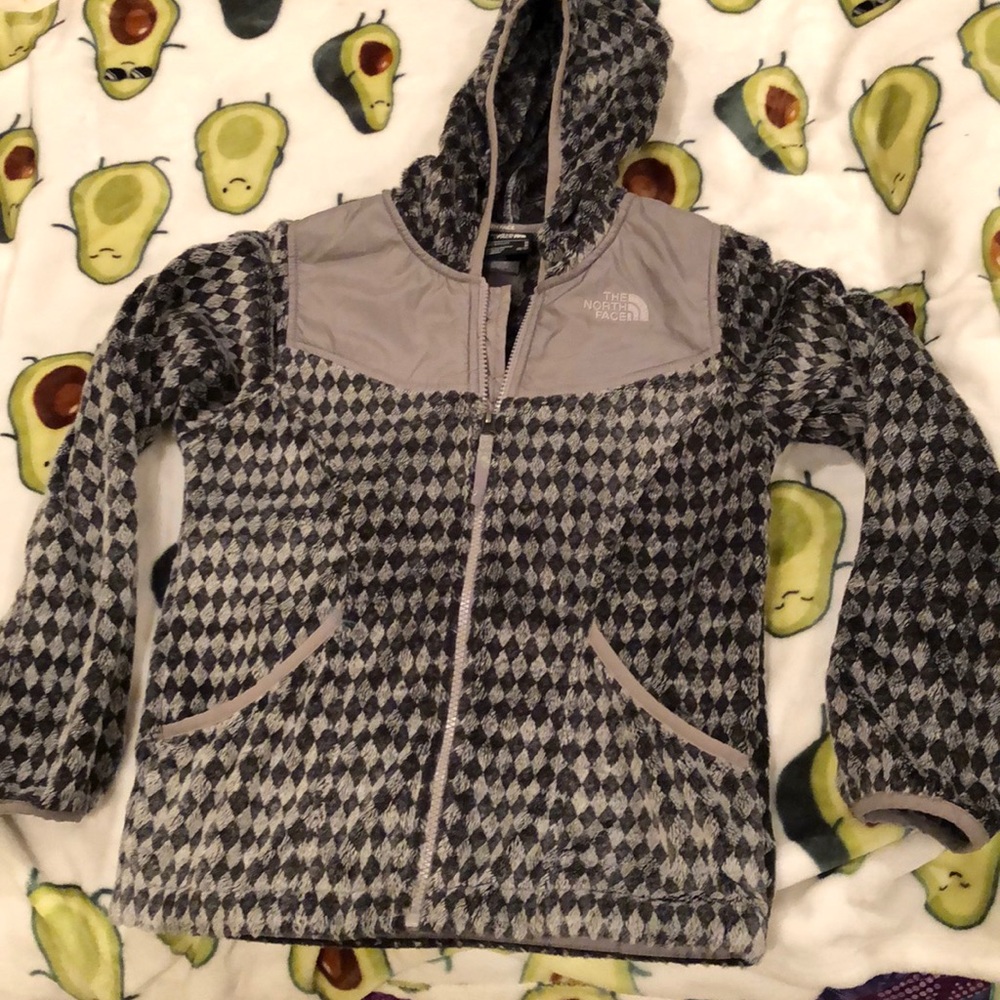 Girls soft north face jacket